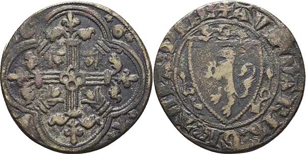 rechenpfennig france ave maria shield lion