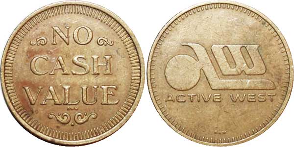 game token no cash value AW