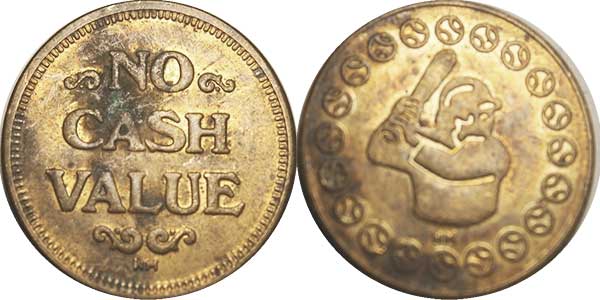 game token no cash value Baseball
