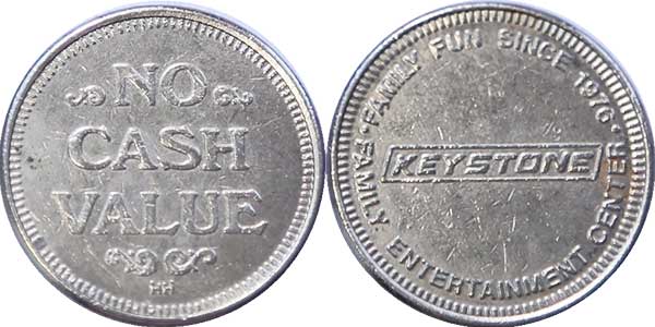 game token no cash value keystone