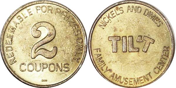 game token 2-coupons