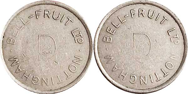 game token bell fruit D