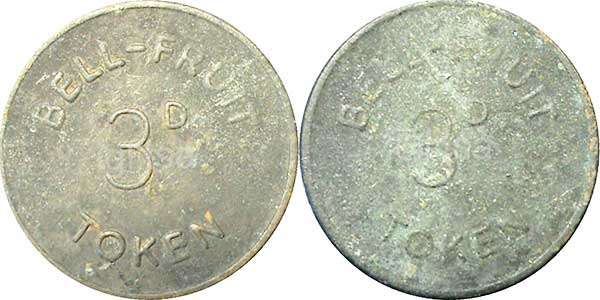 game token bell fruit 3p